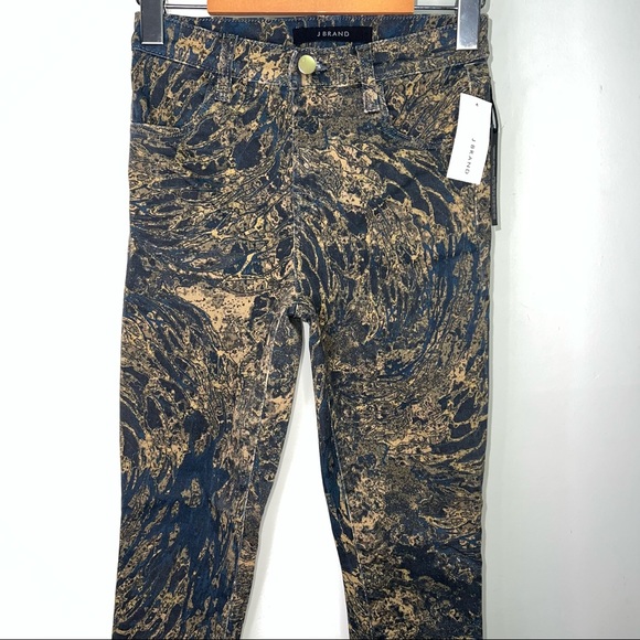 NEW J Brand Alana High Rise Crop Skinny Jeans in Gold Wave Women’s Size 24 - Picture 13 of 16